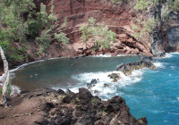 Red Sand Beach Hana Maui